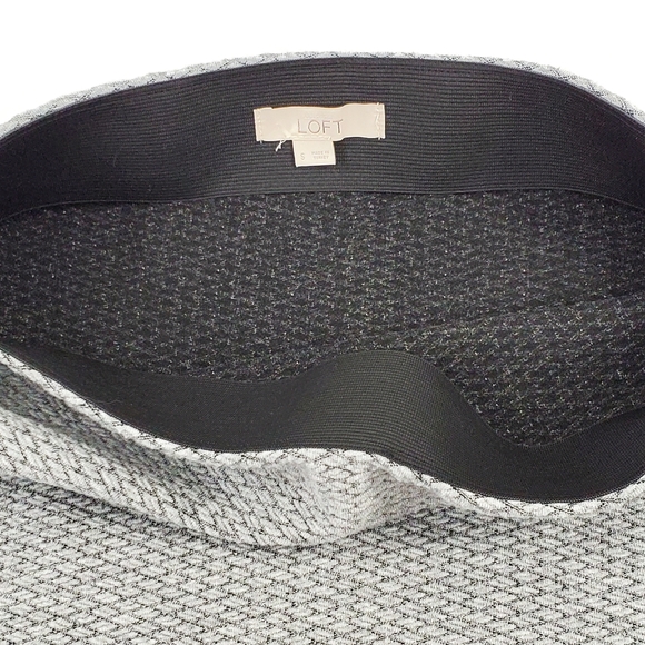 Loft Gray Bodycon Stretchable Mini Skirt Small - Picture 9 of 10